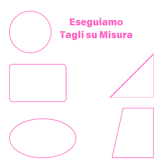 Plexiglass Colato Taglio Sagomato Su Misura