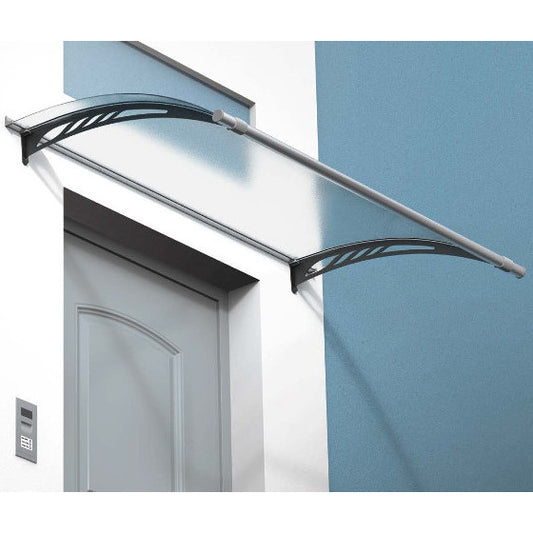 Pensilina EGO' su misura per ingressi e balconi - Sporgenza 125 cm - Modulo Base