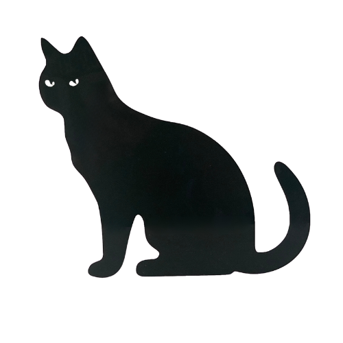 sagoma gatto seduto per halloween