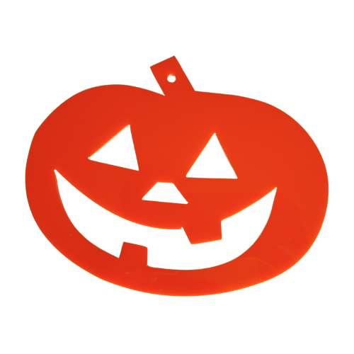 Sagoma di Zucca in Plexiglass per Halloween