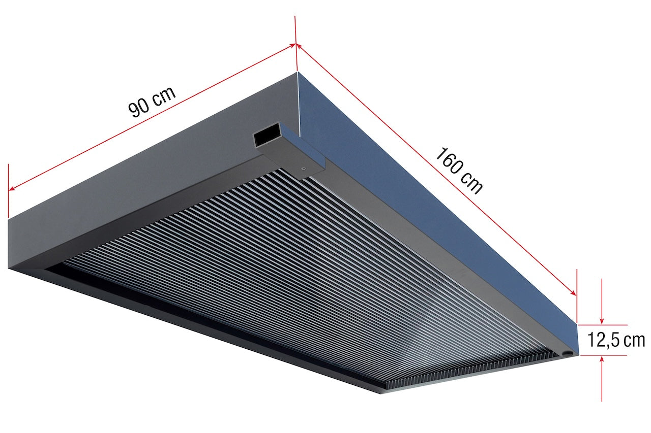 Pensilina cubica 3D line da 160 cm