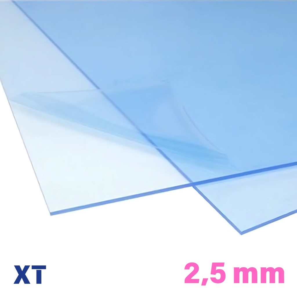 Plexiglass Estruso XT spessore 2,5 mm traspasrente