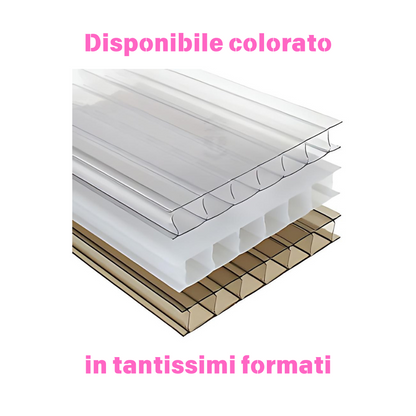 Policarbonato Alveolare Trasparente 6 mm