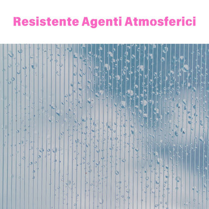 Copertura OndaTek in policarbonato alveolare su misura – Kit modulare per esterni