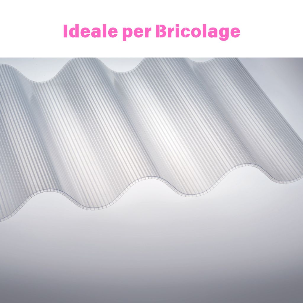 Copertura OndaTek in policarbonato alveolare su misura – Kit modulare per esterni