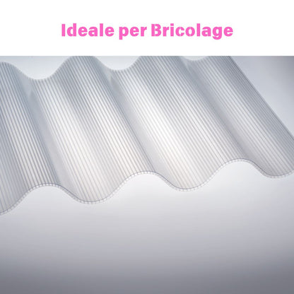 Copertura OndaTek in policarbonato alveolare su misura – Kit modulare per esterni