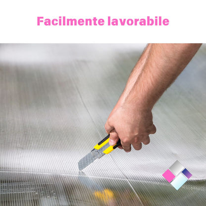 Copertura OndaTek in policarbonato alveolare su misura – Kit modulare per esterni