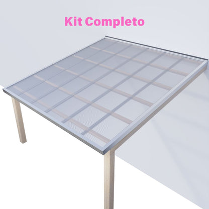 Kit completo per coperture pergolati in legno