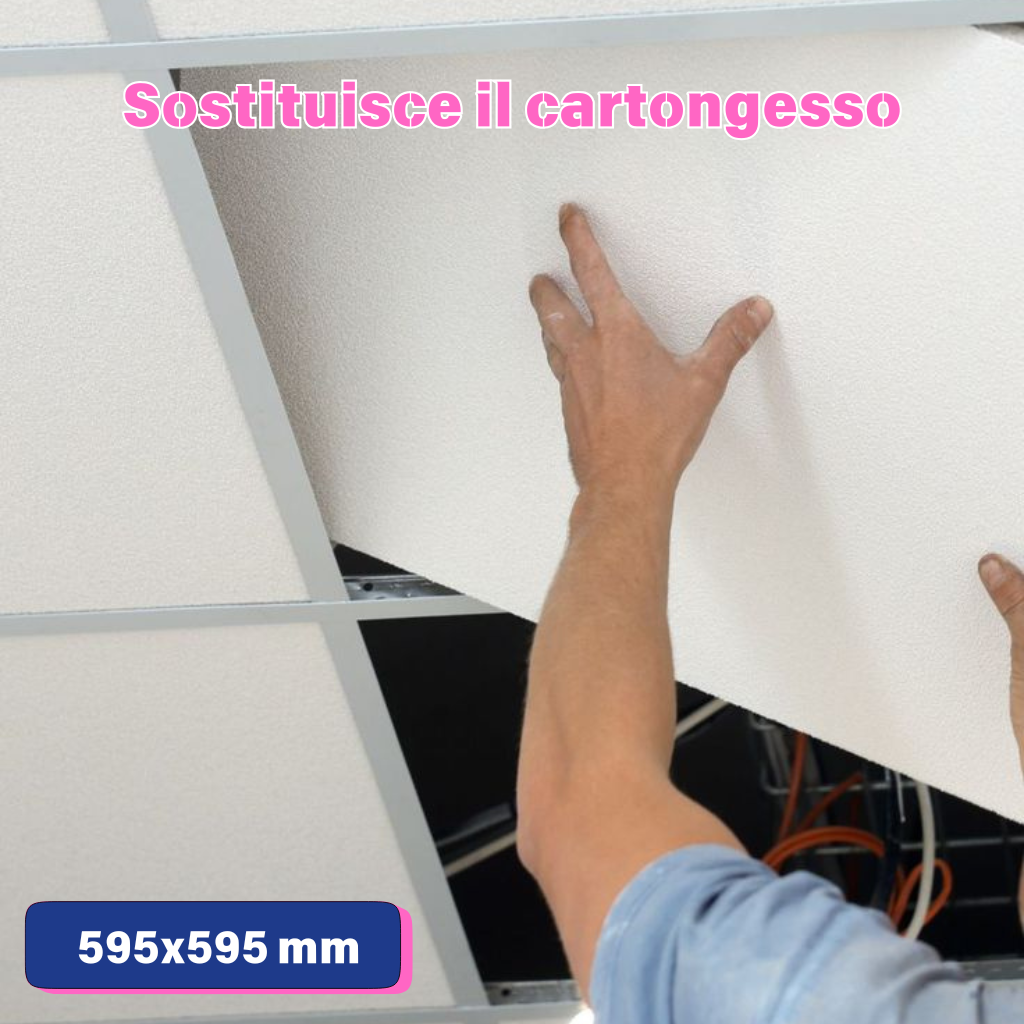 Pannelli in policarbonato per controsoffitti luminosi e di design