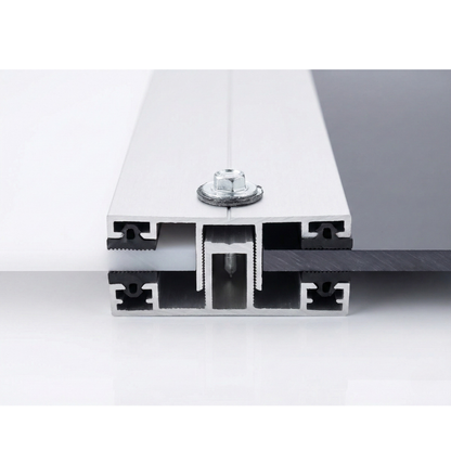 Profilo di giunzione ad H in alluminio per policarbonato compatto