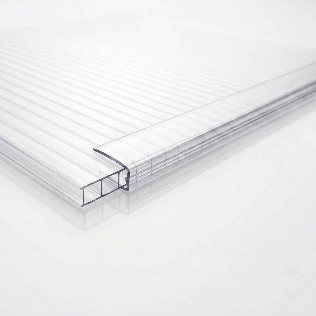 Profilo U per lastre in policarbonato alveolare