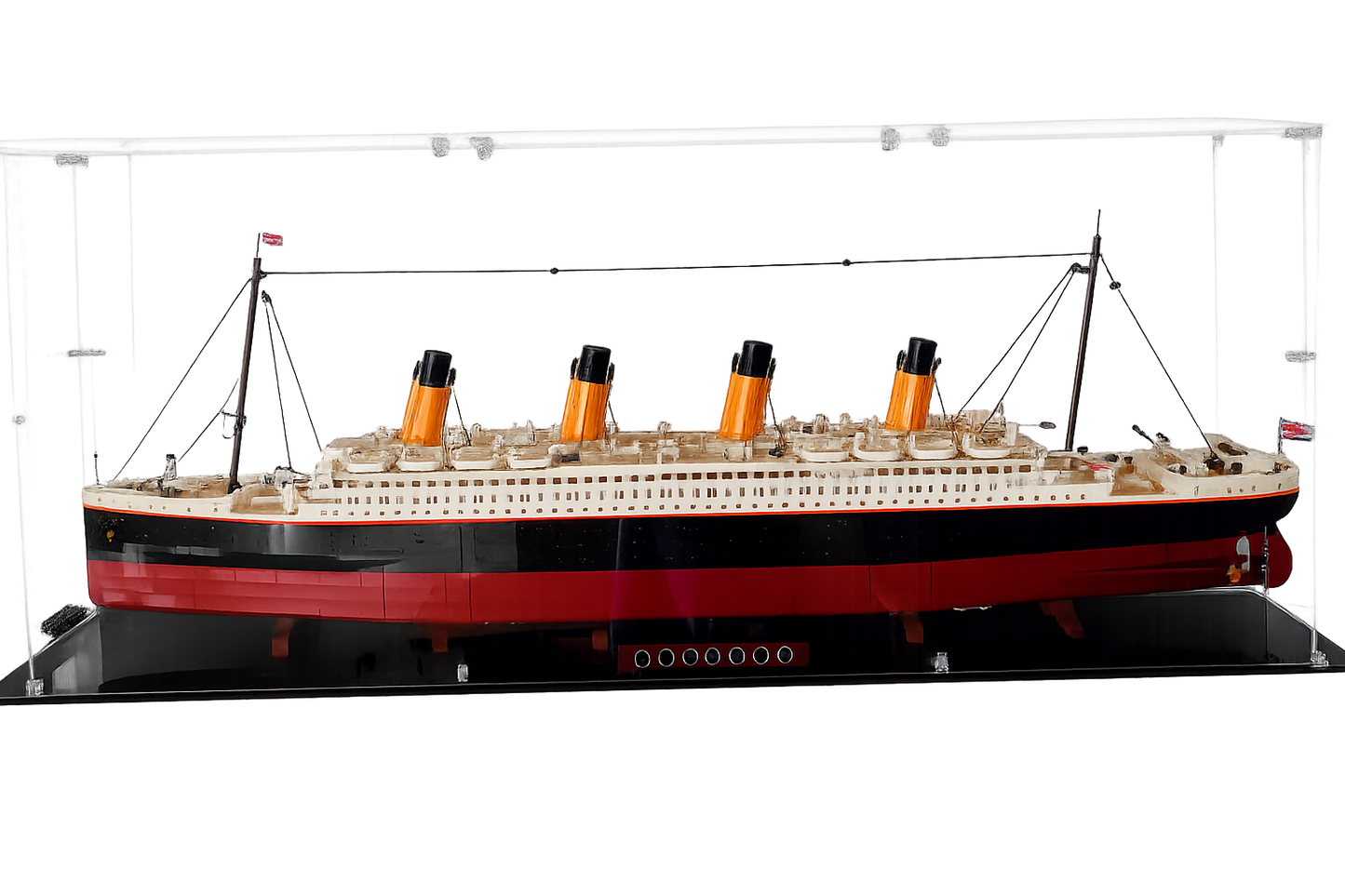 Teca in Plexiglass per Lego Titanic su misura