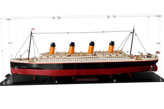Teca in Plexiglass per Lego Titanic su misura